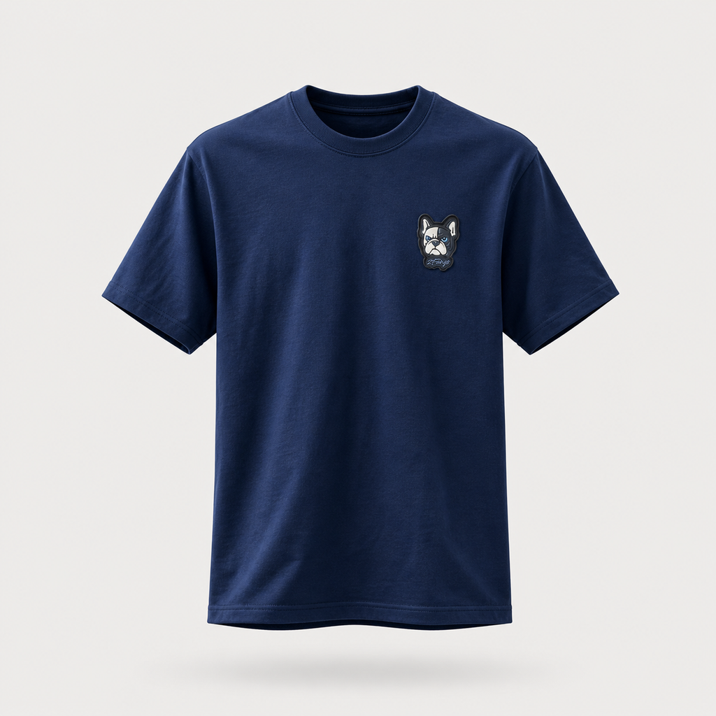 2FANGS - CREWNECK T-SHIRT WITH 3D PVC RELIEF LOGO
