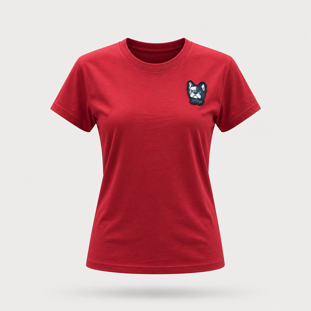 2FANGS - CREWNECK T-SHIRT WITH 3D PVC RELIEF LOGO
