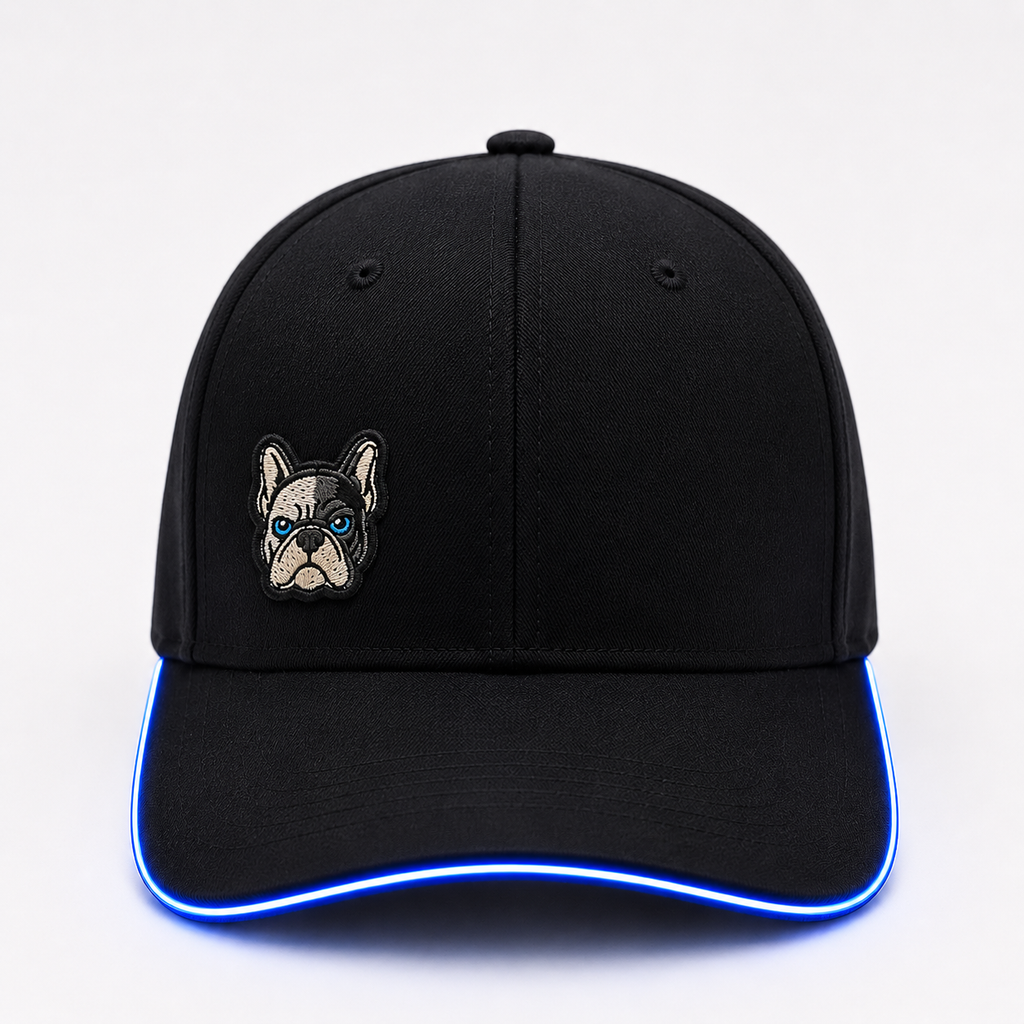 2FANGS - BLUE LED FRONT-RIGHT EMBROIDERED LOGO CAP "NOT FOR EVERYONE"