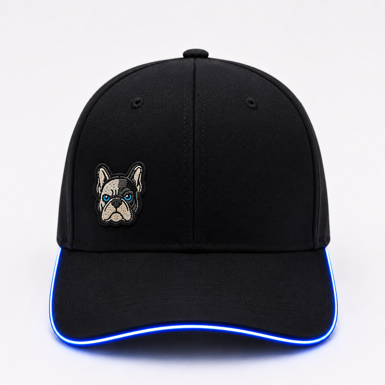 2FANGS - BLUE LED FRONT-RIGHT EMBROIDERED LOGO CAP "NOT FOR EVERYONE"