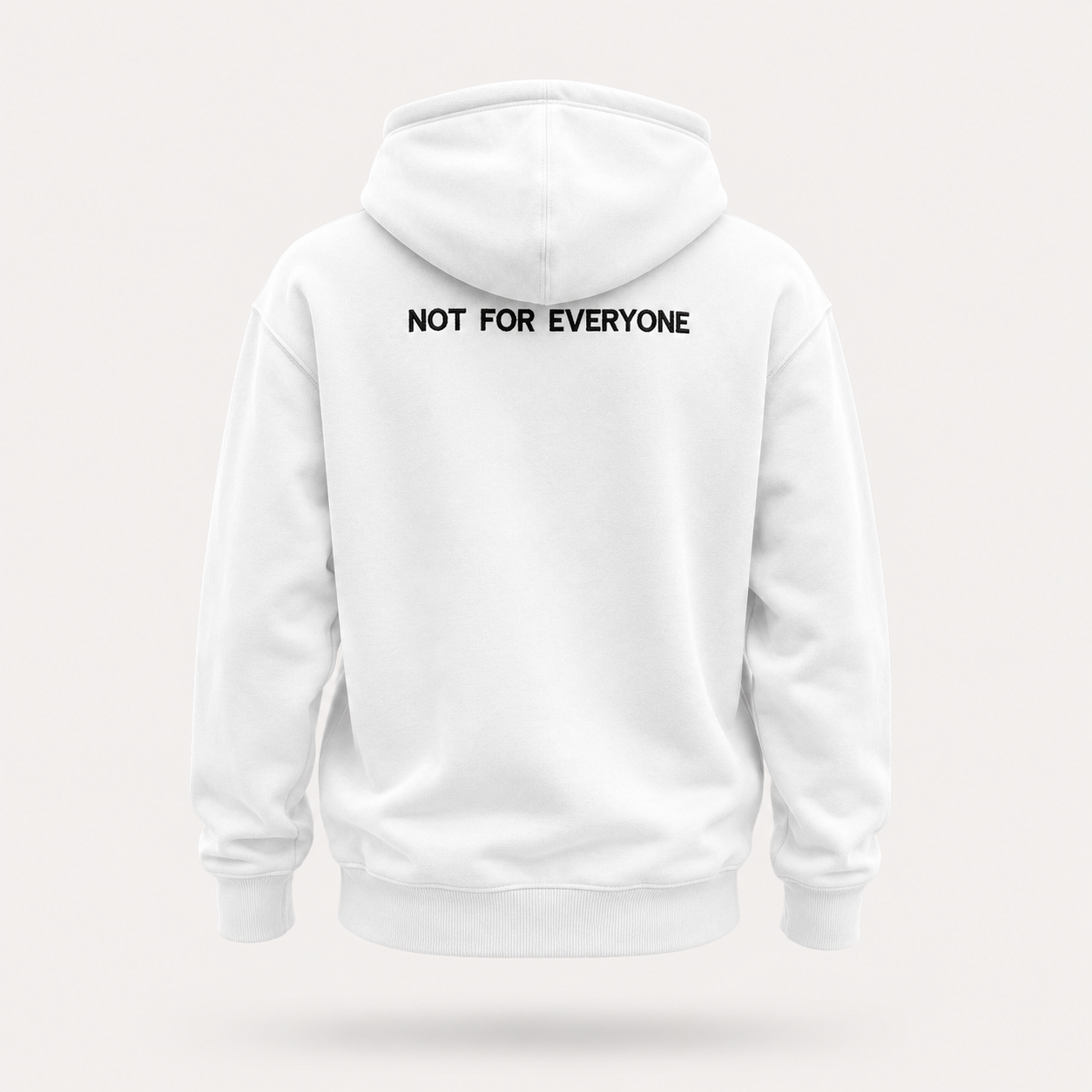 2FANGS - HOODIE FRONT-LEFT & REAR EMBROIDERED "NOT FOR EVERYONE"
