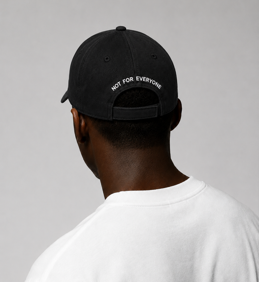2FANGS - BLUE LED FRONT-RIGHT EMBROIDERED LOGO CAP "NOT FOR EVERYONE"