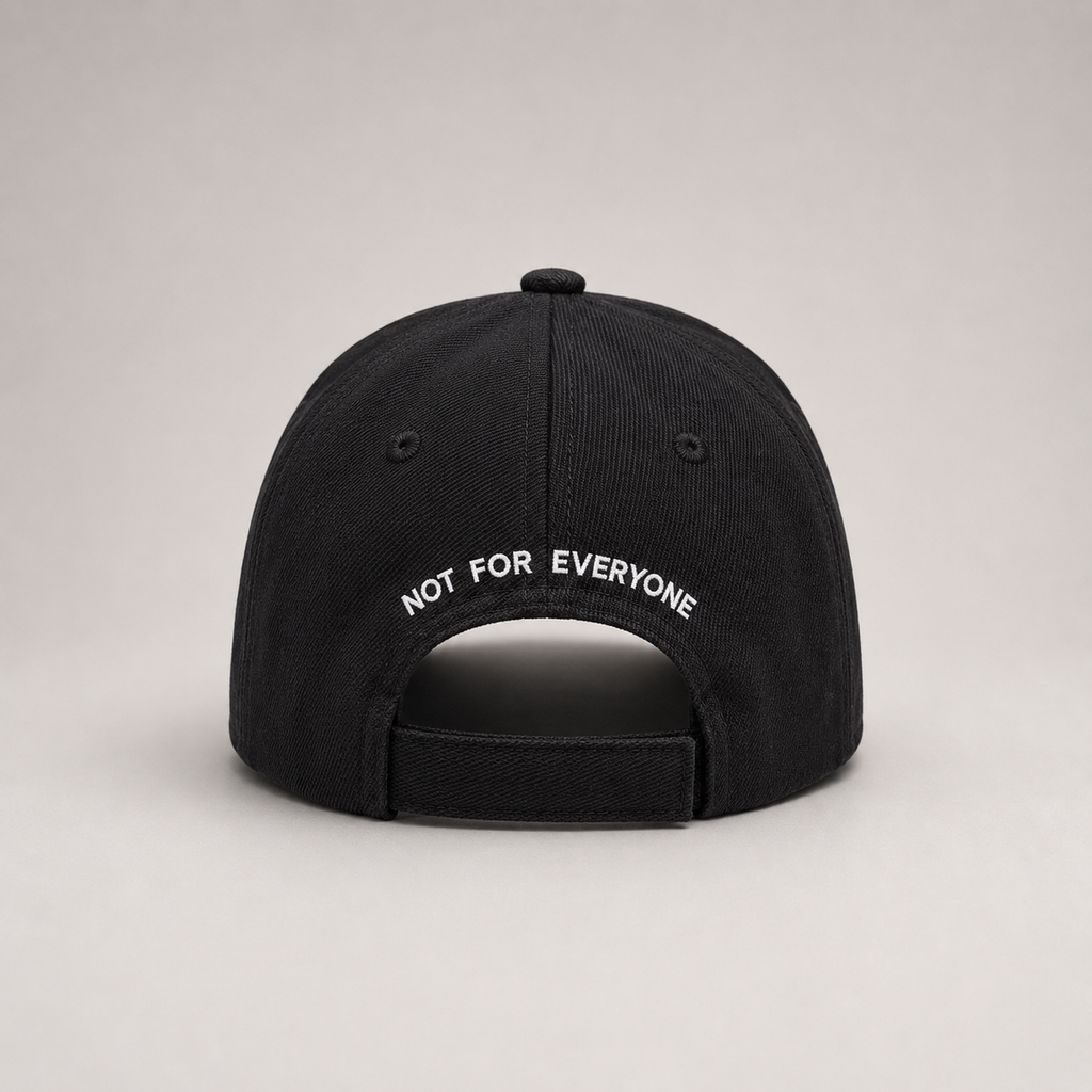 2FANGS - BLUE LED FRONT-RIGHT EMBROIDERED LOGO CAP "NOT FOR EVERYONE"