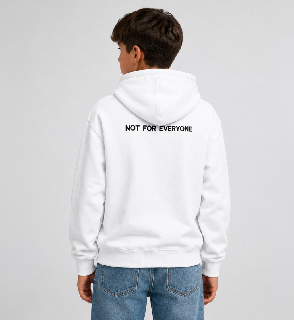 2FANGS - HOODIE FRONT-LEFT & REAR EMBROIDERED "NOT FOR EVERYONE"