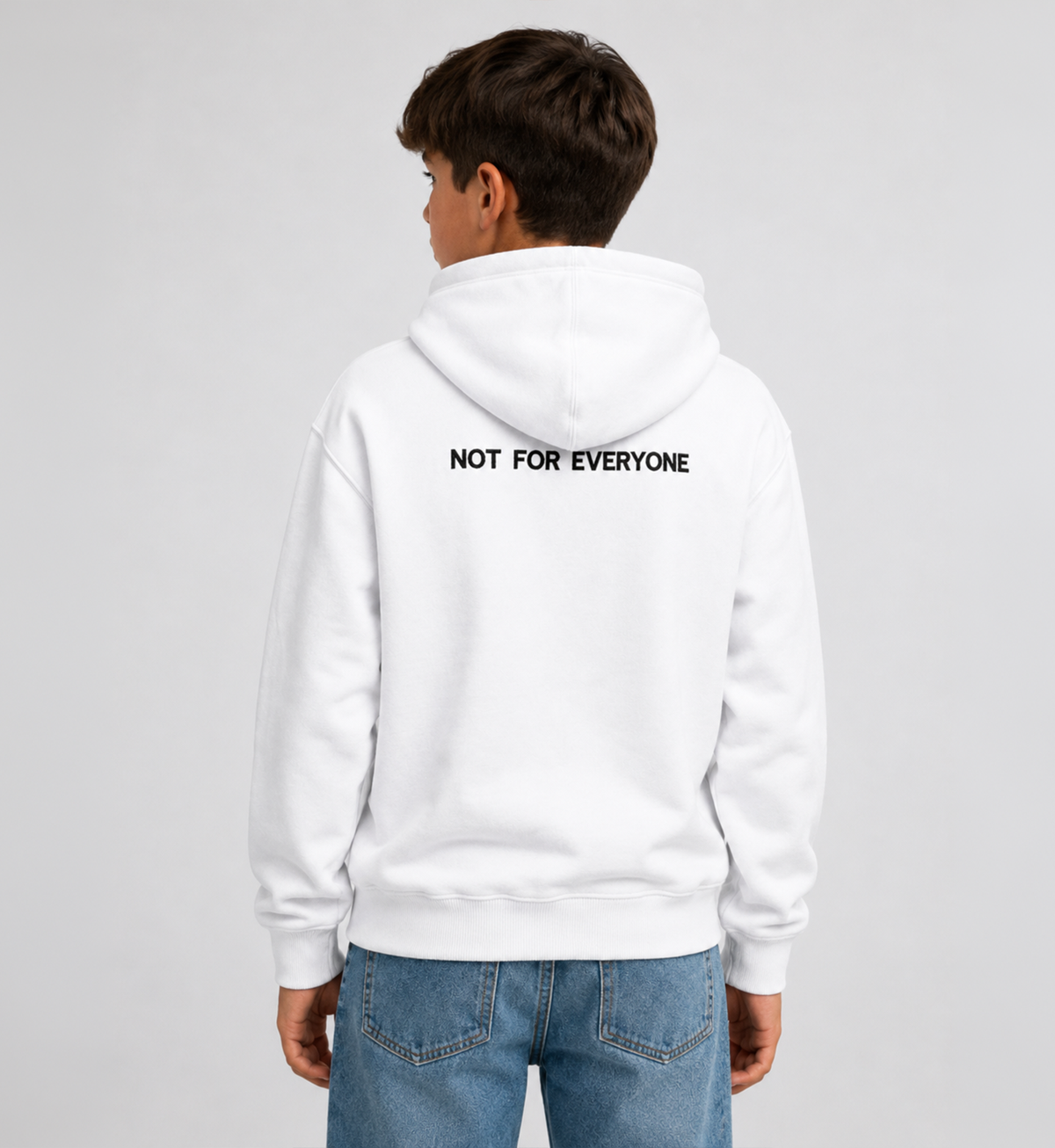 2FANGS - HOODIE FRONT-LEFT & REAR EMBROIDERED "NOT FOR EVERYONE"