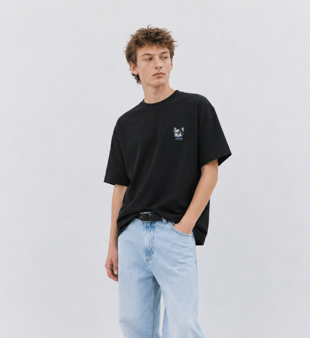 2FANGS - CREWNECK T-SHIRT REAR EMBROIDERED LOGO "NOT FOR EVERYONE"